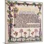 'Illuminated Text From The Pilgrim's progress', c1920-Marta Bowerley-Mounted Giclee Print