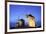 Illuminated Windmills of Chora, Patmos, Dodecanese, Greek Islands, Greece, Europe-Neil Farrin-Framed Photographic Print