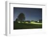 illuminateded park by night-Benjamin Engler-Framed Photographic Print