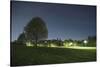 illuminateded park by night-Benjamin Engler-Stretched Canvas