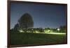 illuminateded park by night-Benjamin Engler-Framed Photographic Print