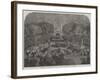 Illumination and Fireworks at Versailles in Honour of the King Consort of Spain-null-Framed Giclee Print