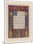 Illumination from an Italian Book of Hours-null-Mounted Art Print