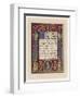 Illumination from an Italian Book of Hours-null-Framed Art Print