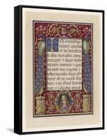 Illumination from an Italian Book of Hours-null-Framed Stretched Canvas
