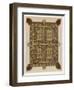 Illumination from the "Lindisfarne Gospels" or Gospels of Saint Cuthbert-null-Framed Art Print