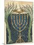 Illumination of a Menorah, from the Jewish Cervera Bible, 1299-Joseph Asarfati-Mounted Giclee Print