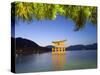 Illumination of Itsukushima Shrine Torii Gate, Miyajima Island, Hiroshima Prefecture, Japan-Christian Kober-Stretched Canvas