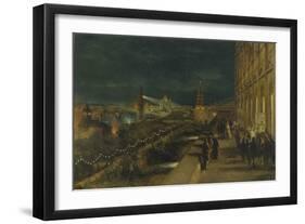 Illumination of Moscow on the Occasion of the Coronation of Emperor Alexander III-Nikolai Yegorovich Makovsky-Framed Giclee Print