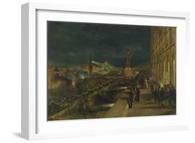 Illumination of Moscow on the Occasion of the Coronation of Emperor Alexander III-Nikolai Yegorovich Makovsky-Framed Giclee Print