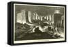 Illumination of the Acropolis-null-Framed Stretched Canvas