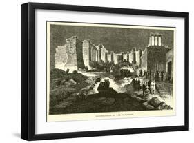 Illumination of the Acropolis-null-Framed Giclee Print