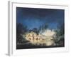 Illumination of the Belvedere at the Petit-Trianon, 1781-Claude Louis Chatelet-Framed Giclee Print