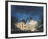 Illumination of the Belvedere at the Petit-Trianon, 1781-Claude Louis Chatelet-Framed Giclee Print