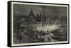 Illumination of the Grand Canal-William Lionel Wyllie-Framed Stretched Canvas