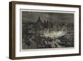 Illumination of the Grand Canal-William Lionel Wyllie-Framed Giclee Print