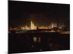 Illumination of the Moscow Kremlin, 1883-Oskar Adolfovich Hofman-Mounted Giclee Print