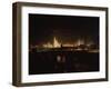 Illumination of the Moscow Kremlin, 1883-Oskar Adolfovich Hofman-Framed Giclee Print