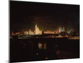 Illumination of the Moscow Kremlin, 1883-Oskar Adolfovich Hofman-Mounted Giclee Print
