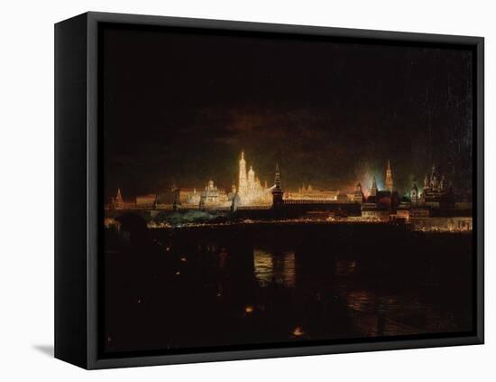 Illumination of the Moscow Kremlin, 1883-Oskar Adolfovich Hofman-Framed Stretched Canvas