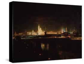 Illumination of the Moscow Kremlin, 1883-Oskar Adolfovich Hofman-Stretched Canvas