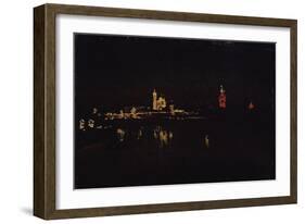 Illumination of the Moscow Kremlin, 1896-Isaak Ilyich Levitan-Framed Giclee Print