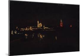 Illumination of the Moscow Kremlin, 1896-Isaak Ilyich Levitan-Mounted Giclee Print