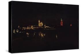 Illumination of the Moscow Kremlin, 1896-Isaak Ilyich Levitan-Stretched Canvas