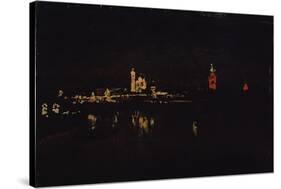 Illumination of the Moscow Kremlin, 1896-Isaak Ilyich Levitan-Stretched Canvas