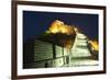 Illuminations on the Great Wall of China at Badaling-Christian Kober-Framed Photographic Print