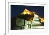 Illuminations on the Great Wall of China at Badaling-Christian Kober-Framed Photographic Print