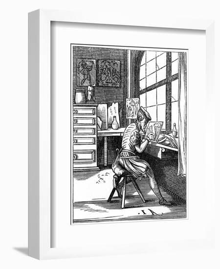 Illuminator, 16th Century-Jost Amman-Framed Giclee Print