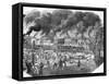 Illus.; Great Fire in San Francisco-null-Framed Stretched Canvas