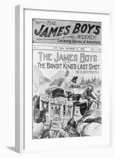 Illus.;Jesse James, the James Boys Weekl-null-Framed Giclee Print