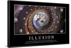 Illusion: Citation Et Affiche D'Inspiration Et Motivation-null-Framed Photographic Print