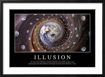 Illusion Citation Et Affiche D Inspiration Et Motivation Photographic Print Allposters Com