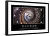 Illusion: Citation Et Affiche D'Inspiration Et Motivation-null-Framed Photographic Print