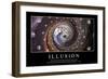 Illusion: Motivationsposter Mit Inspirierendem Zitat-null-Framed Photographic Print