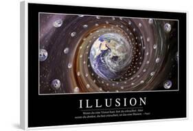 Illusion: Motivationsposter Mit Inspirierendem Zitat-null-Framed Photographic Print