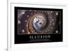 Illusion: Motivationsposter Mit Inspirierendem Zitat-null-Framed Photographic Print