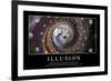 Illusion: Motivationsposter Mit Inspirierendem Zitat-null-Framed Photographic Print