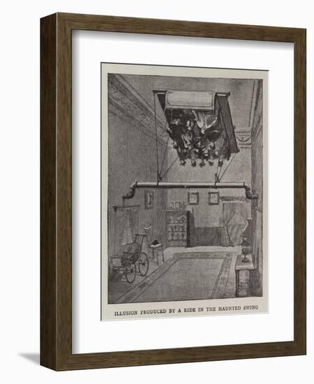 Illusion Produced by a Ride in the Haunted Swing-null-Framed Giclee Print