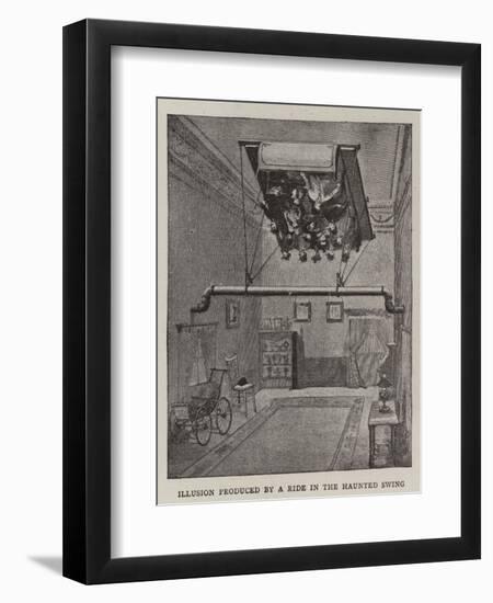 Illusion Produced by a Ride in the Haunted Swing-null-Framed Giclee Print