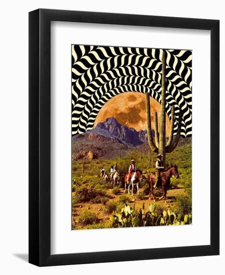 Illusionary Cowboys-Taudalpoi-Framed Premium Giclee Print