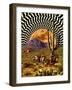 Illusionary Cowboys-Taudalpoi-Framed Giclee Print