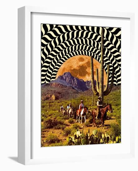 Illusionary Cowboys-Taudalpoi-Framed Giclee Print