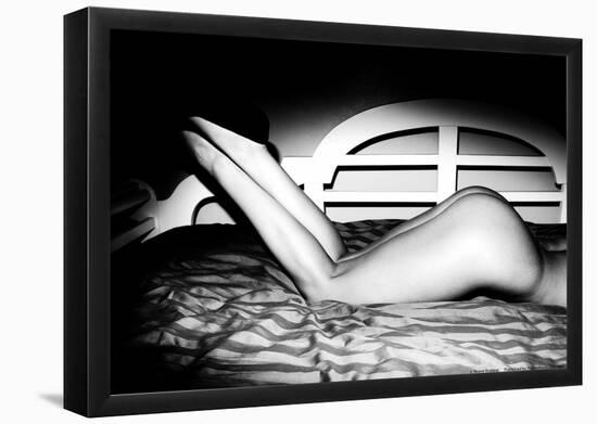 Illusions II b/w-Sebastian Black-Framed Poster