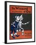 Illustrated Front Cover For the Novel 'The Wizard Of Oz' With the Scarecrow and the Tinman-William Denslow-Framed Giclee Print