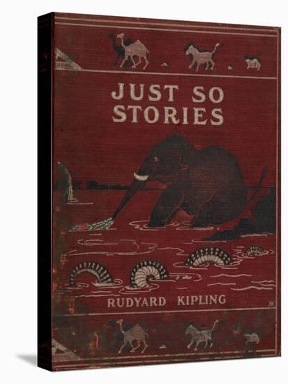 Illustrated Front Cover Showing an Elephant-Rudyard Kipling-Stretched Canvas
