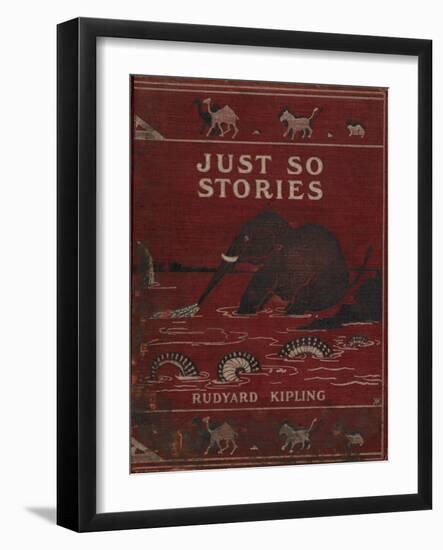 Illustrated Front Cover Showing an Elephant-Rudyard Kipling-Framed Giclee Print